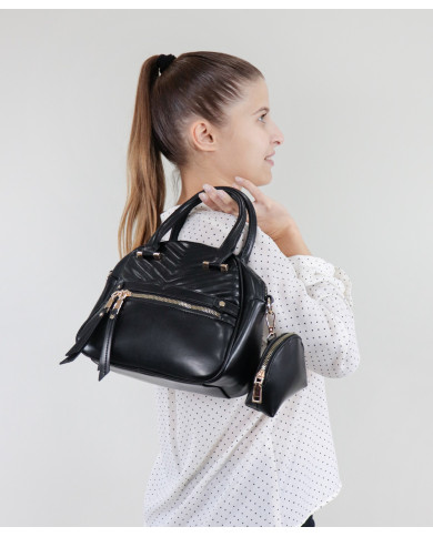 Damas Negro caso con Mini Wallet