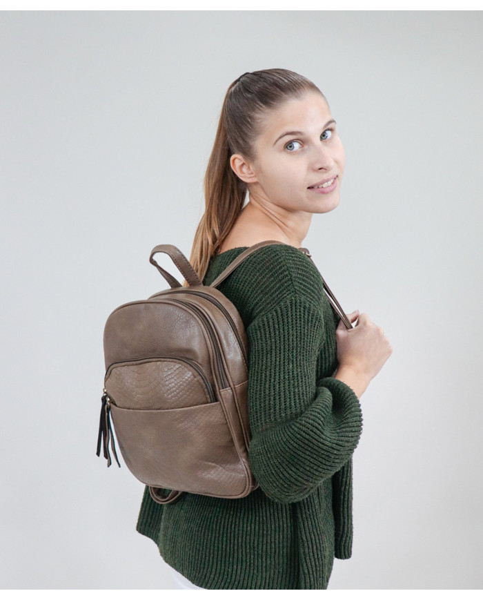 Ladies Backpack with Front Bag