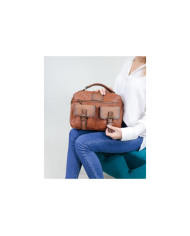 Mala Camel de Senhora com Várias Divisórias