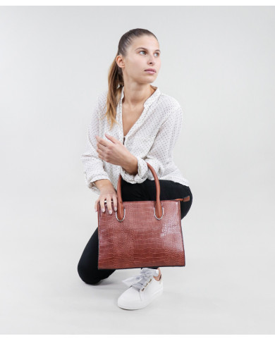 Mala Camel de Senhora com Várias Divisórias