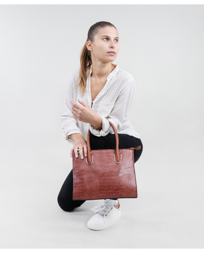 Mala Camel de Senhora com Várias Divisórias