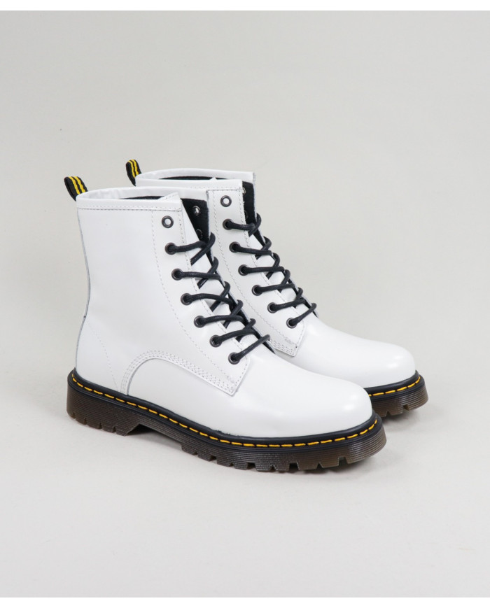 Botas Militares Ginova Femininas em Pele