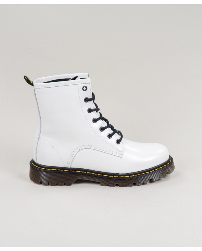 Botas Militares Ginova Femininas em Pele