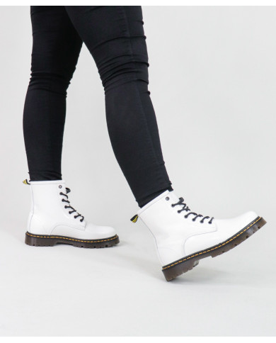 Botas Militares Ginova Femininas em Pele