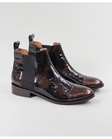 Brown Boots Rasas Ginova with Finish Envernised