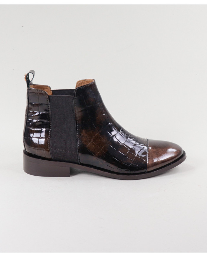 Brown Boots Rasas Ginova with Finish Envernised