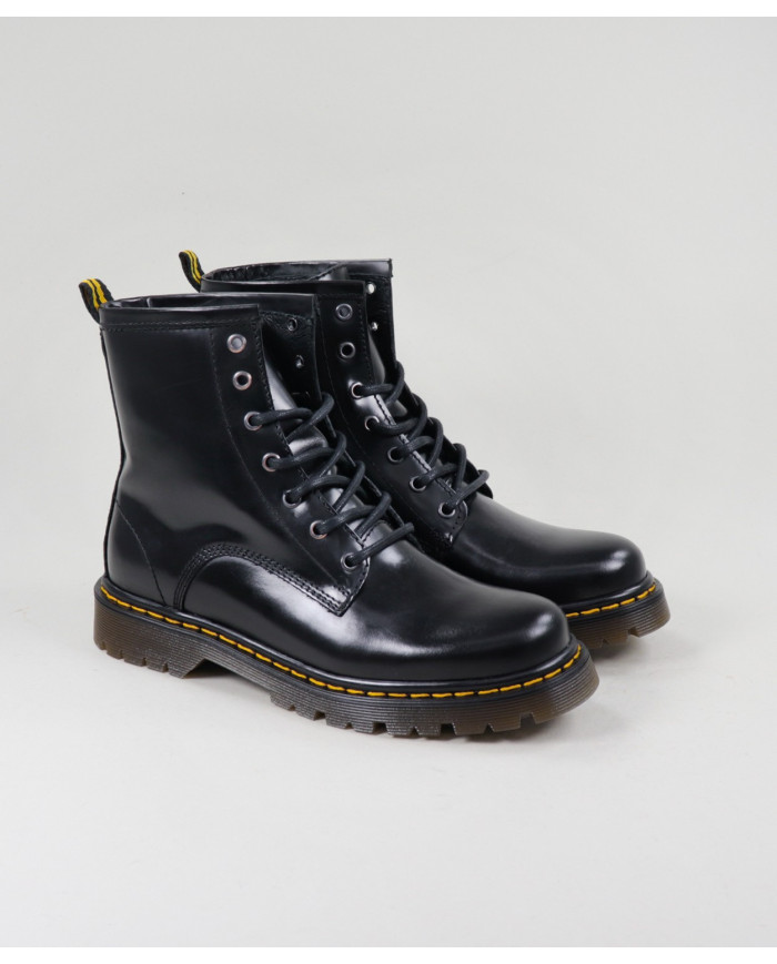 Botas Militares Ginova Femininas em Pele