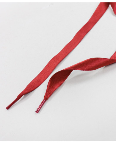 Atacadores de Cetim Grandes Vermelho