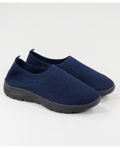 Blue Comfort Trainers in Ginova Mesh