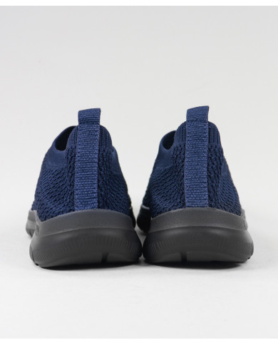 Blue Comfort Trainers in Ginova Mesh