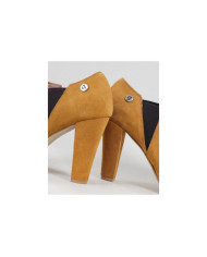 Camel de Senhora Botins with Elastics Ginova