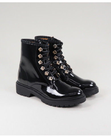 Ginova Rasos Botins with Metallic Apliques
