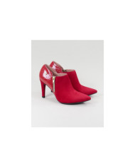 Botins Vermelhos Ginova com Fecho
