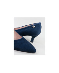 Stilettos Blue of Senhora de Tacão Baixo Ginova