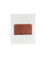 Camel Wallet de mujeres con dos broches