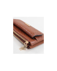 Camel Wallet de mujeres con dos broches