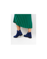 Blue Boots Rasas Ginova with Rebordo Decorated