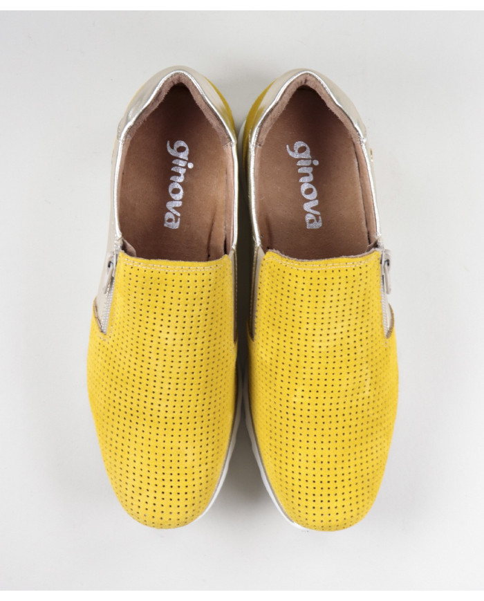 Women's Ginova Trainers with Close on the Lateral