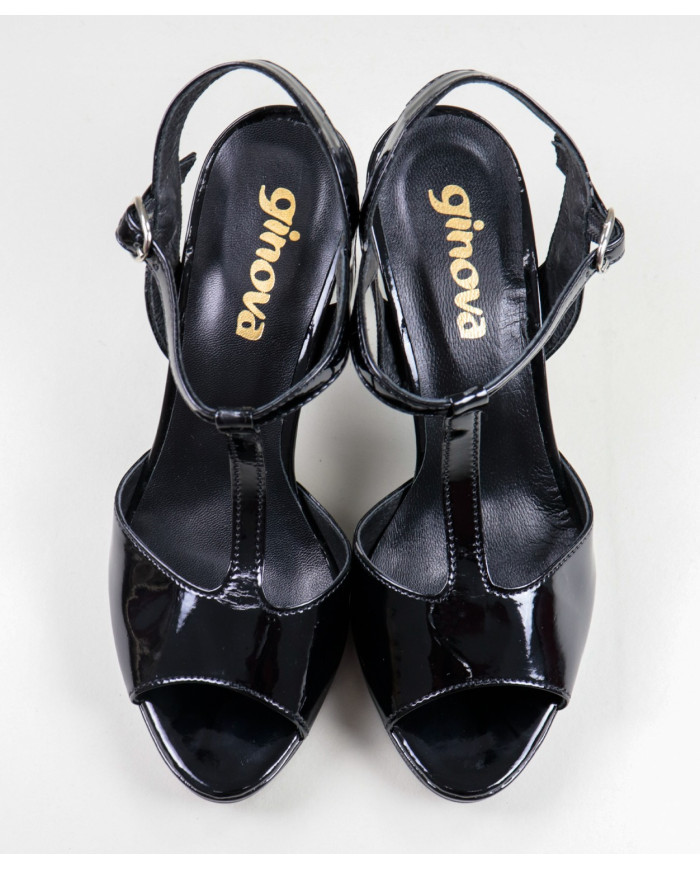 Sandalias de Senhora Ginova en Verniz