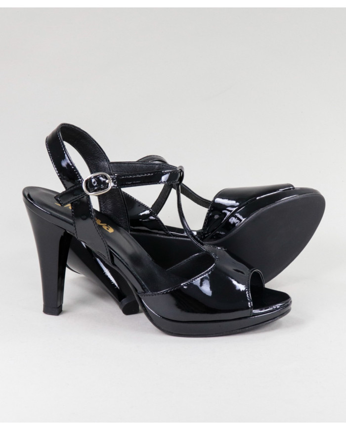 Sandalias de Senhora Ginova en Verniz