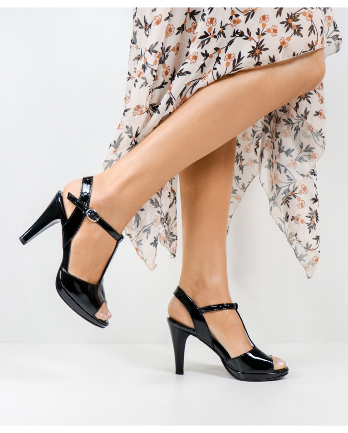 Sandalias de Senhora Ginova en Verniz