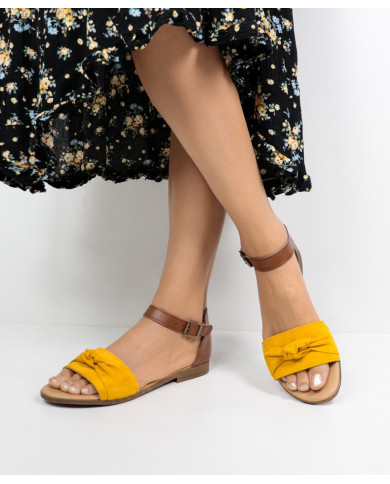 Sandalias de Senhora Ginova con Noo en la Franja