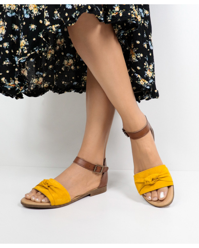 Sandalias de Senhora Ginova con Noo en la Franja