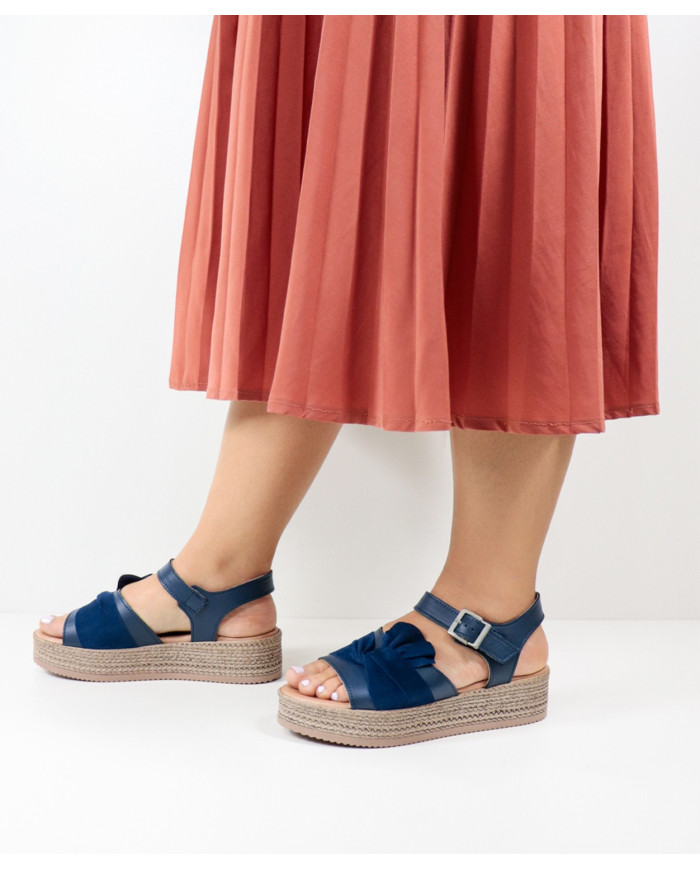 Sandalias de damas compensadas