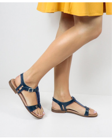 Sandals of Lady with Apertar Strip