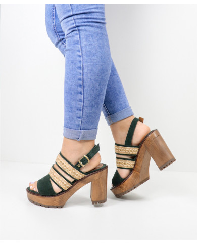 Green Sandals by Senhora Ginova Compensated