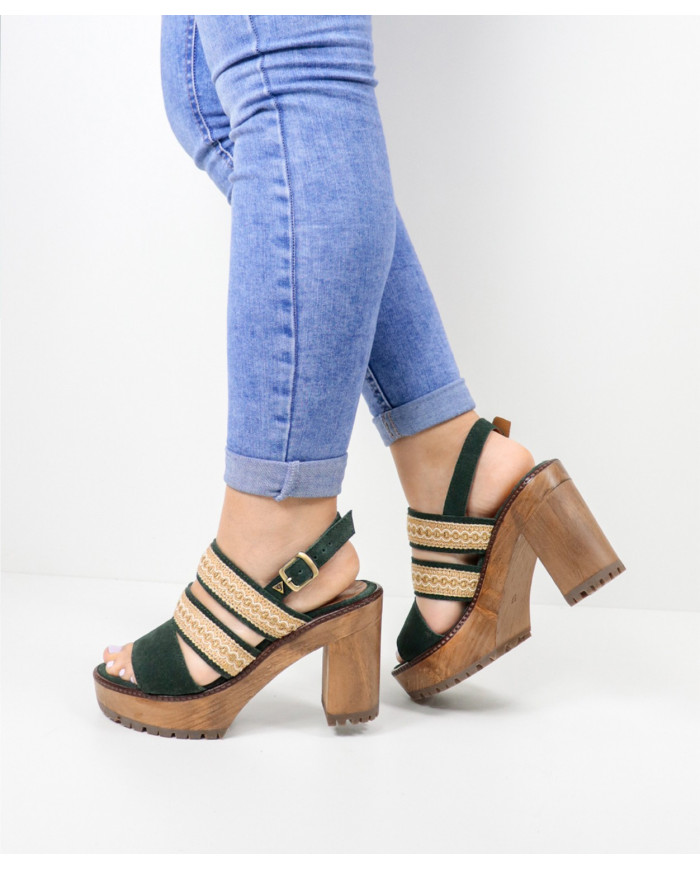Green Sandals by Senhora Ginova Compensated