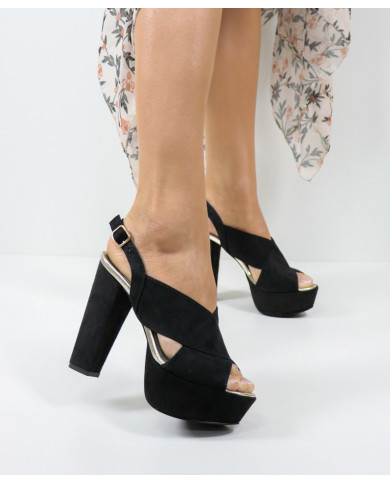 Sandalias de Lady Crossing the Ginova Compensated Front