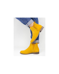 Botas de Rase para Mujeres Ginova Folhos