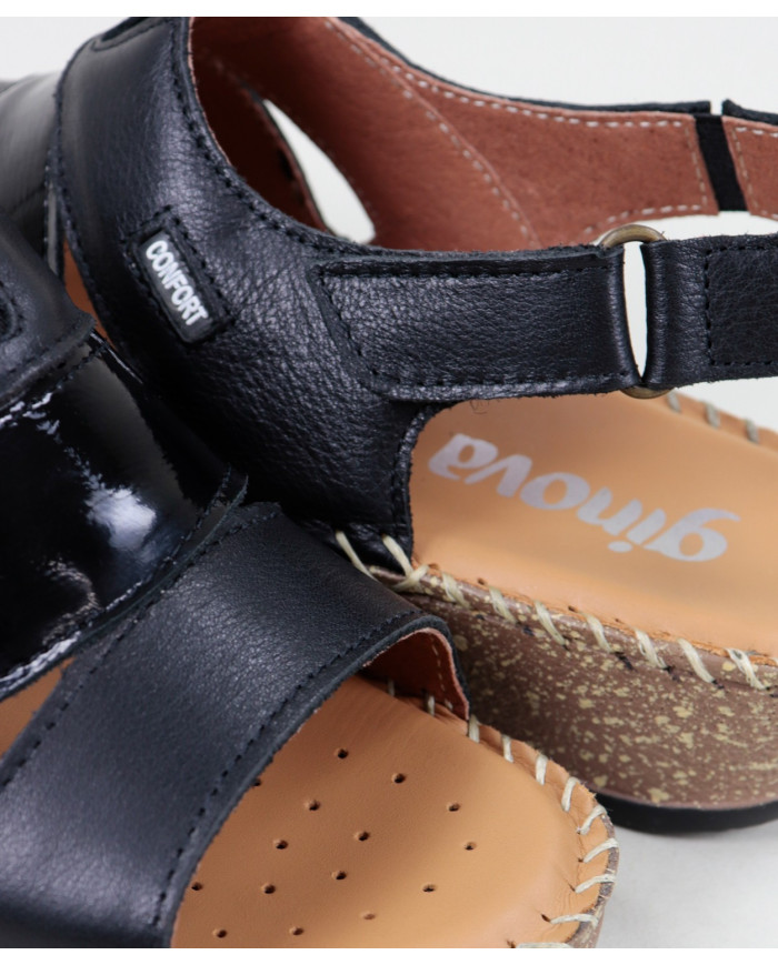 Sandálias de Senhora Ginova com Tira Ajustável