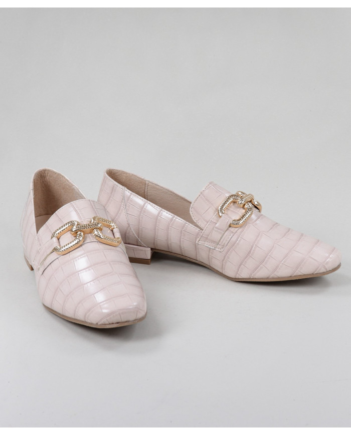 Zapatos Rasos Ginova con aplicación metálica