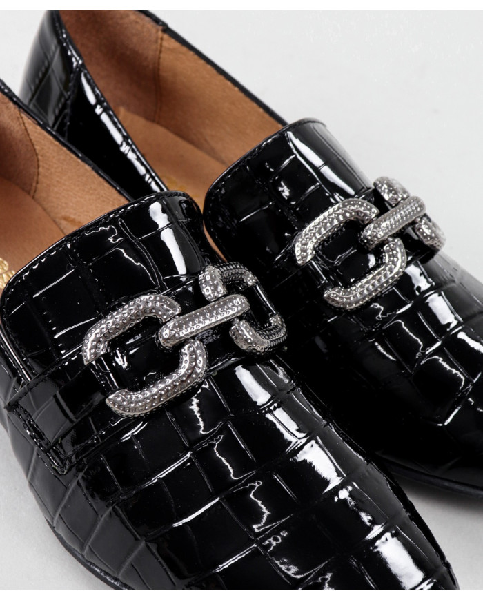 Zapatos Rasos Ginova con aplicación metálica