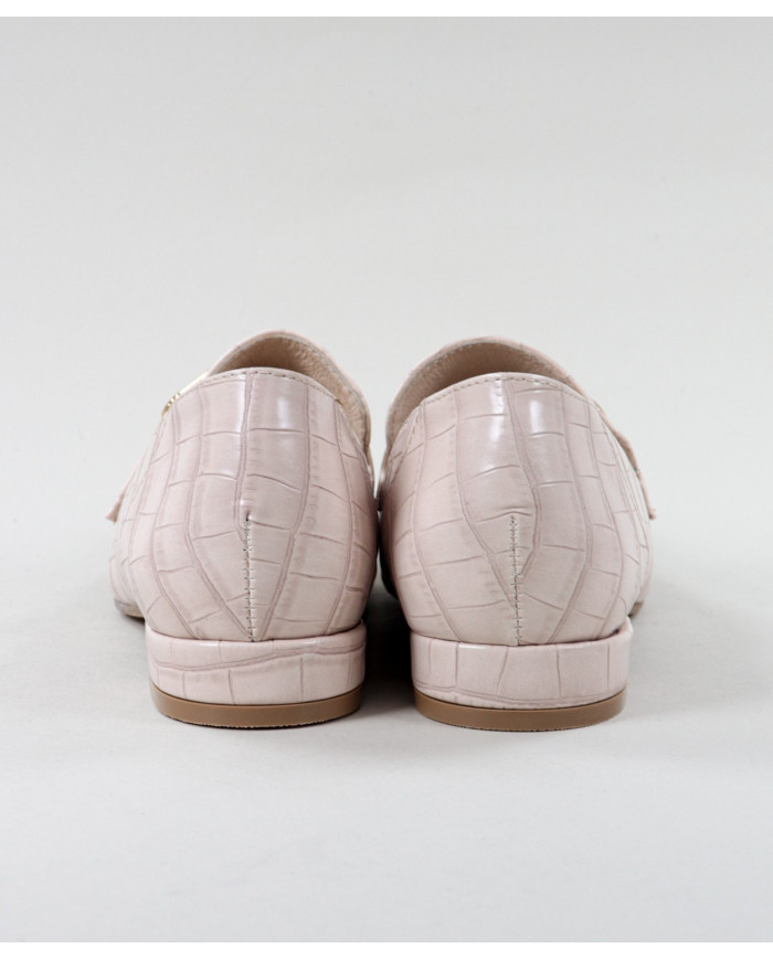 Rase shoes Nude Ginova With Metalic Apply