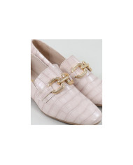 Zapatos Rasos Ginova con aplicación metálica