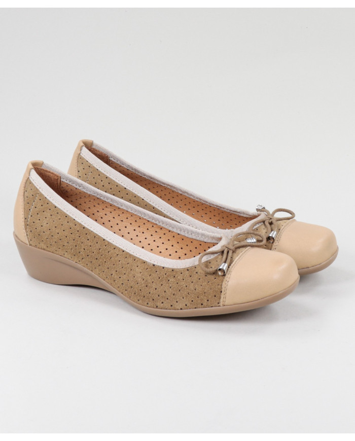 Sabrinas Taupe Women Ginova Perforated with lace