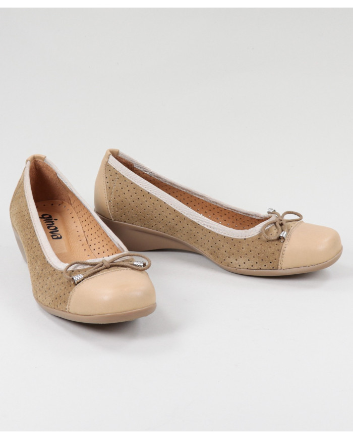 Sabrinas Taupe Women Ginova Perforated with lace