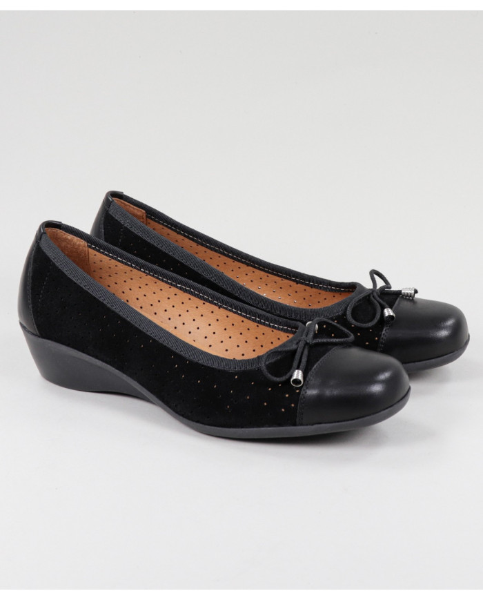 Pretas de Mulher Ginova Perforated with lace