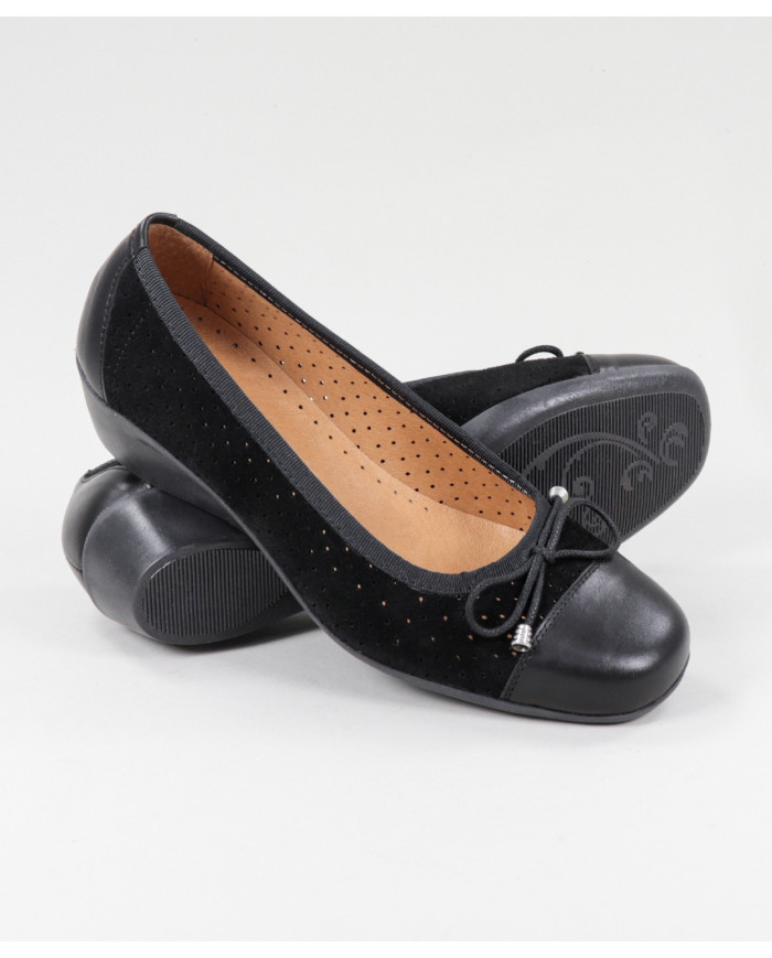 Pretas de Mulher Ginova Perforated with lace