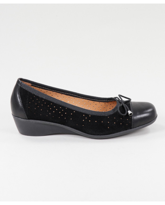 Pretas de Mulher Ginova Perforated with lace