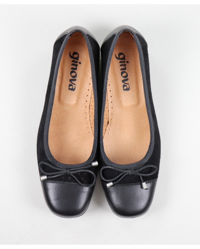 Pretas de Mulher Ginova Perforated with lace