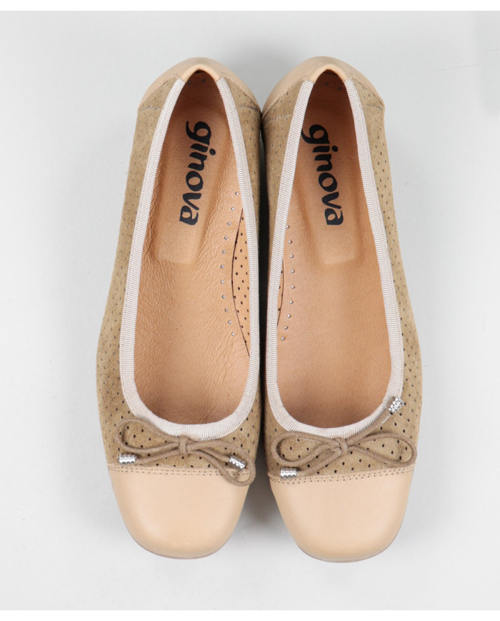 Sabrinas Taupe Women Ginova Perforated with lace