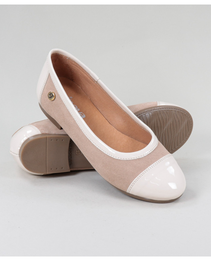 Sabrinas Taupe Women Ginova with Rebordo Envernised