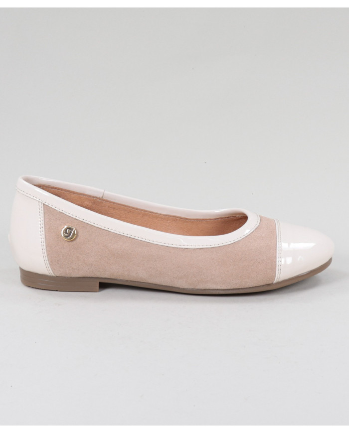 Sabrinas Taupe Women Ginova with Rebordo Envernised