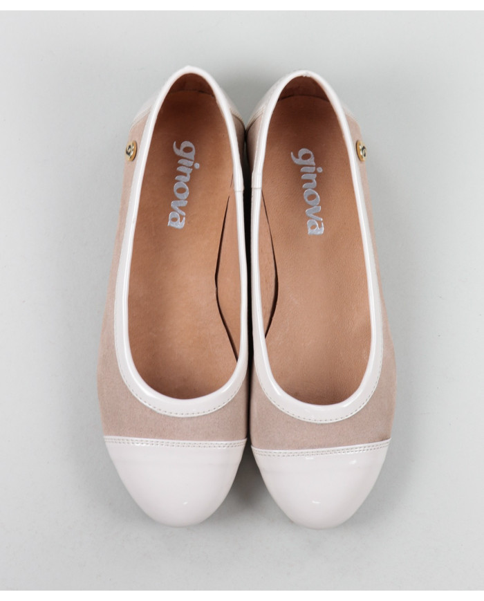 Sabrinas Taupe Women Ginova with Rebordo Envernised