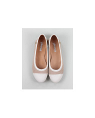 Sabrinas Taupe de Mulher Ginova com Rebordo Envernizado