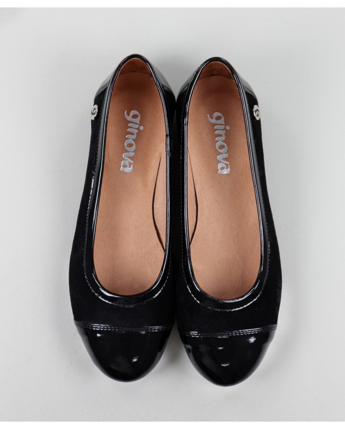 Ginova Mujer Sabrinas con Rebordo Envernised